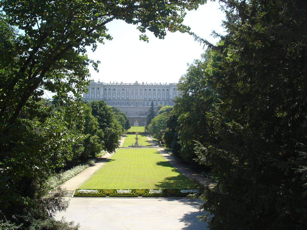 Bourbon gardens in Versailles style at Campo del Moro, Madrid