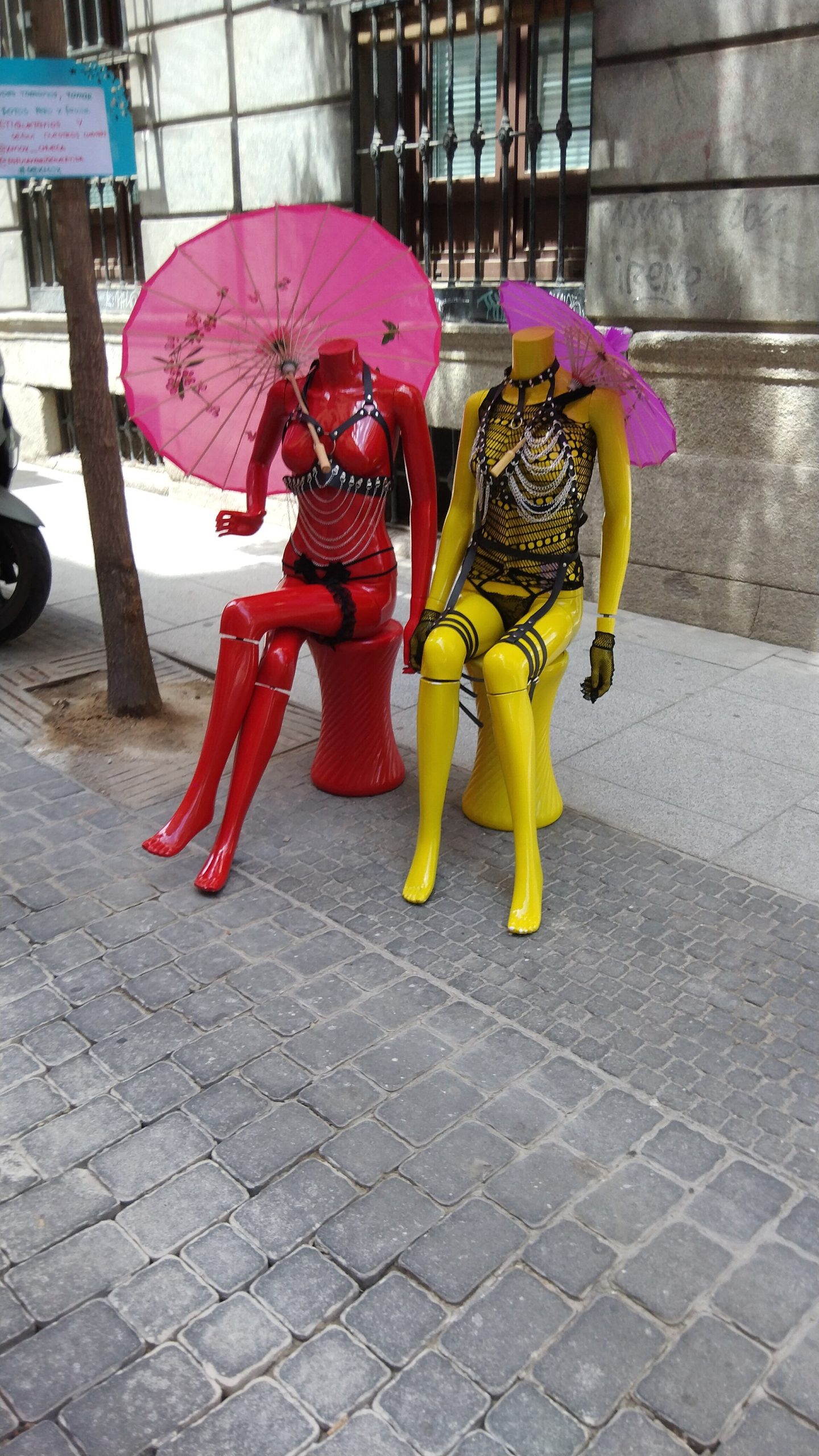 Revellers filling the streets of Chueca during Madrid Pride 2024