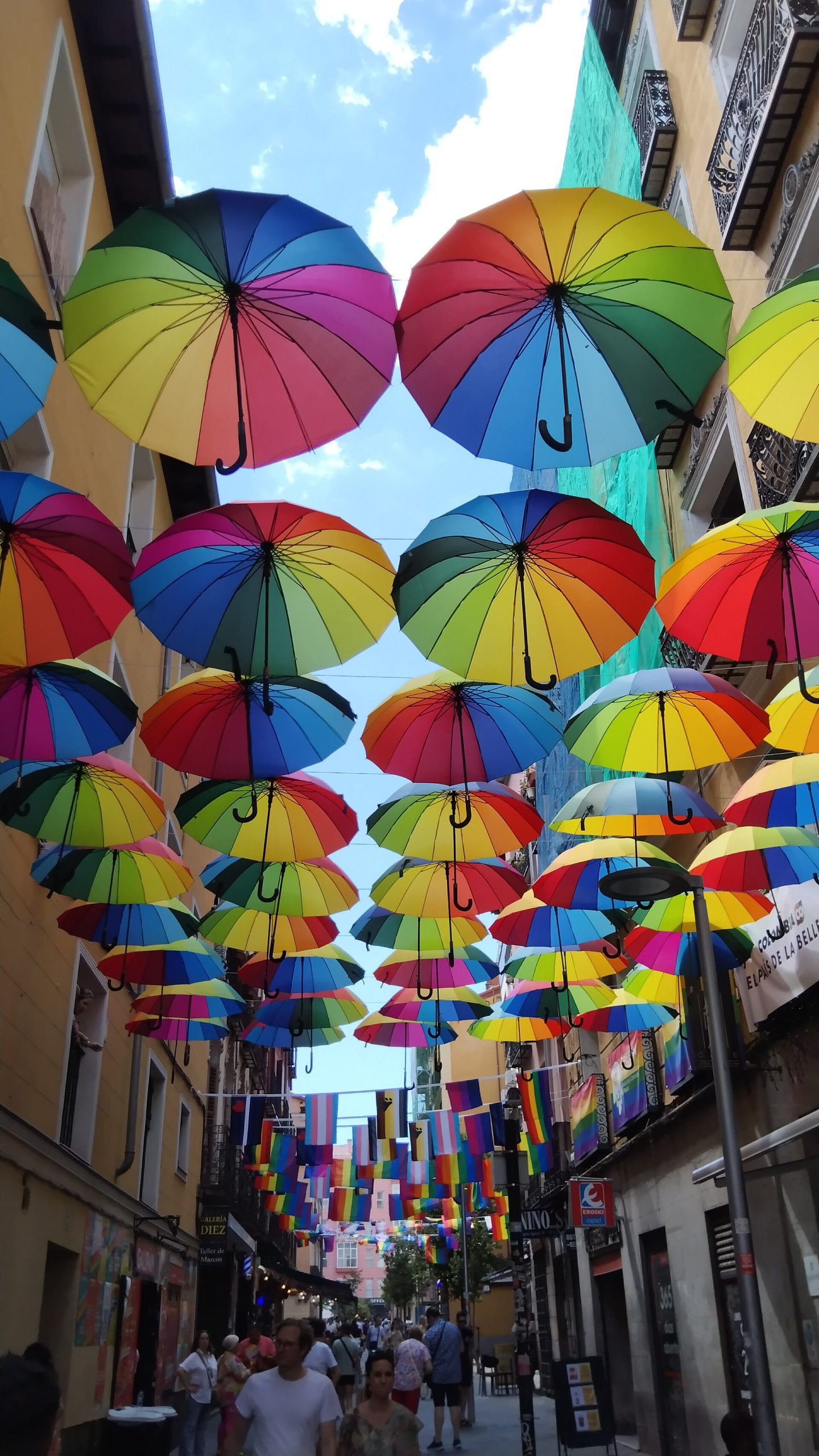 Madrid Pride 2024 festivities in the streets of Chueca