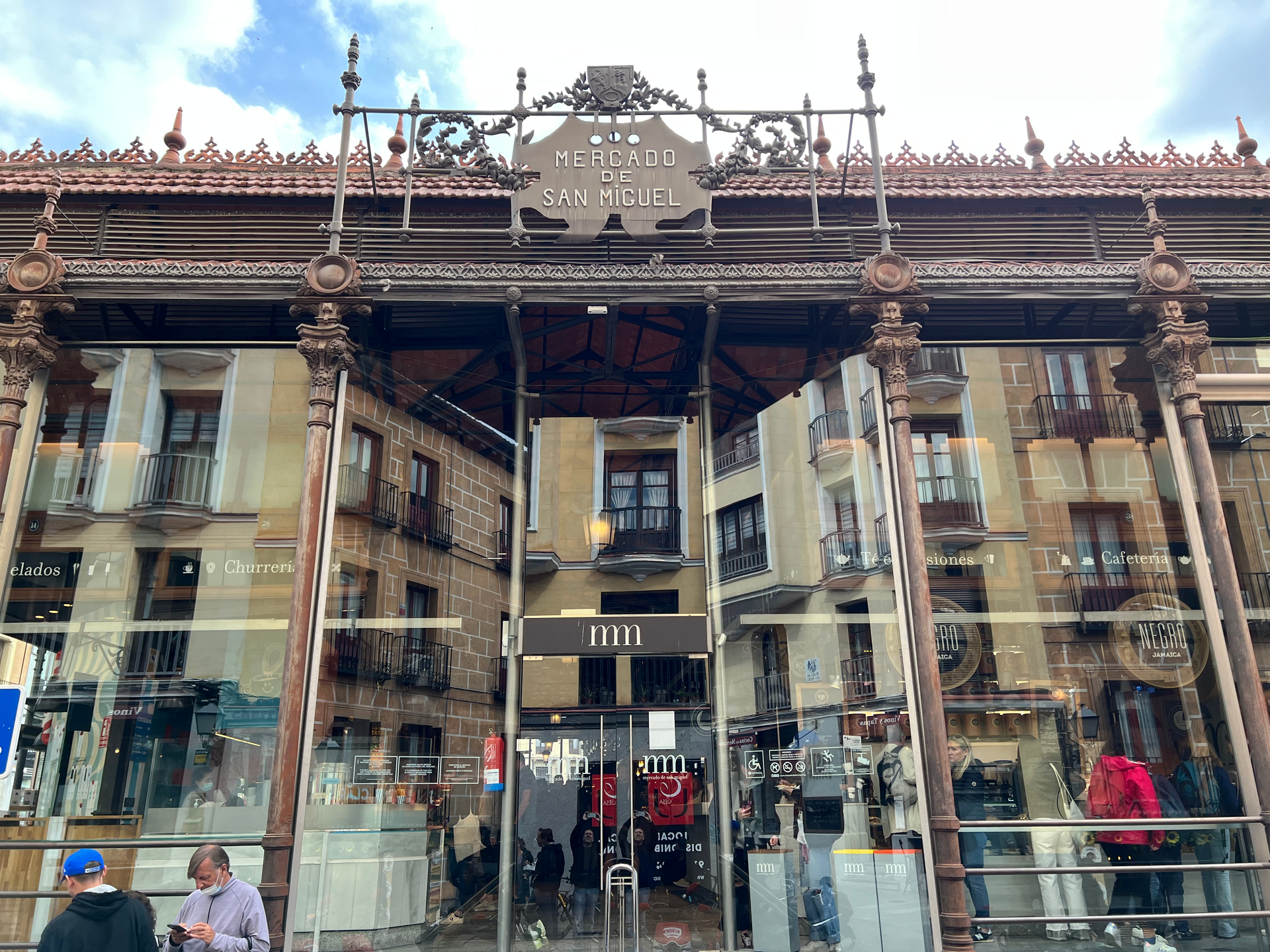 Exterior of the Mercado de San Miguel in Madrid