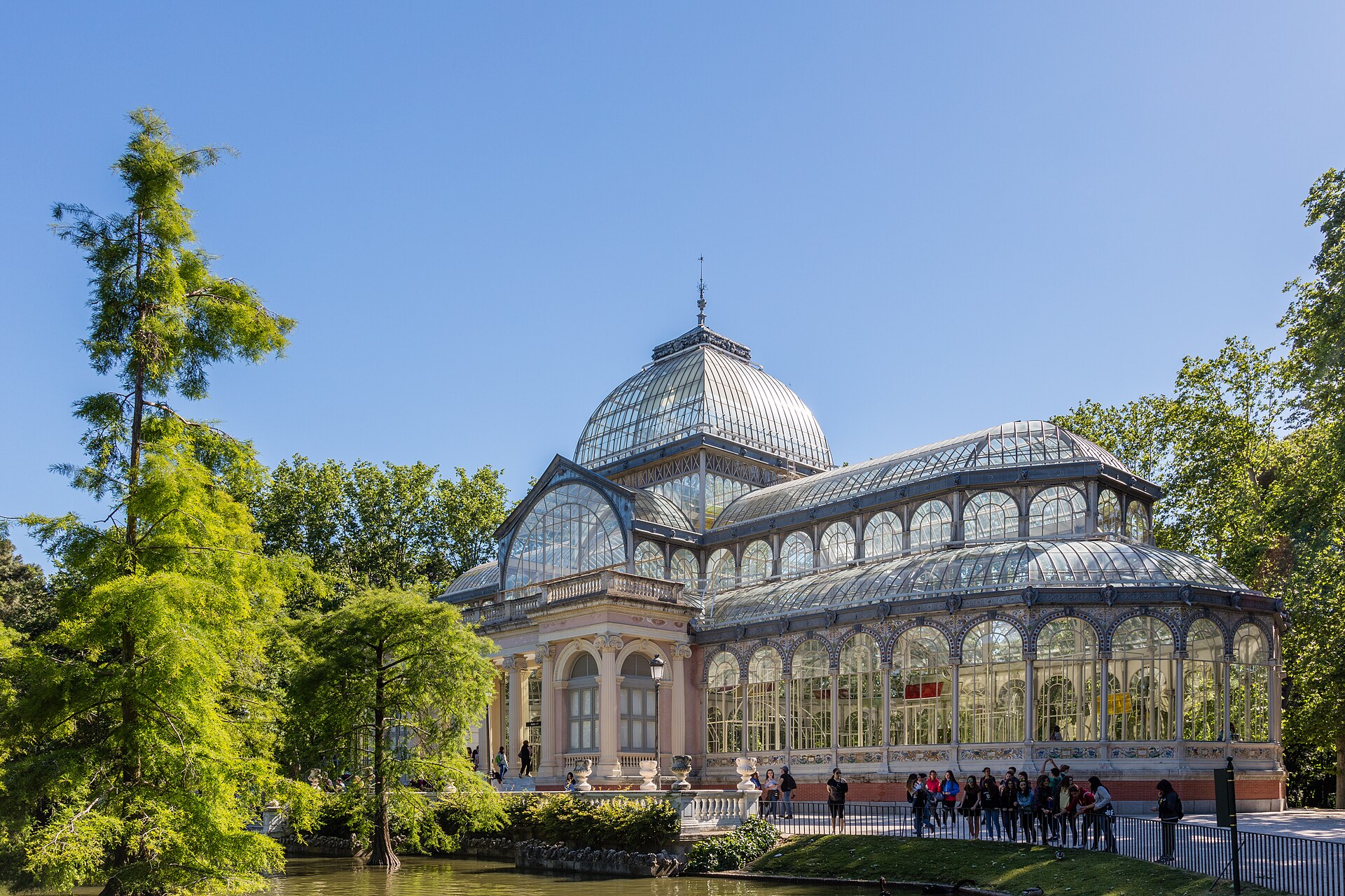 The Palacio de Cristal in Madrid's Retiro Park