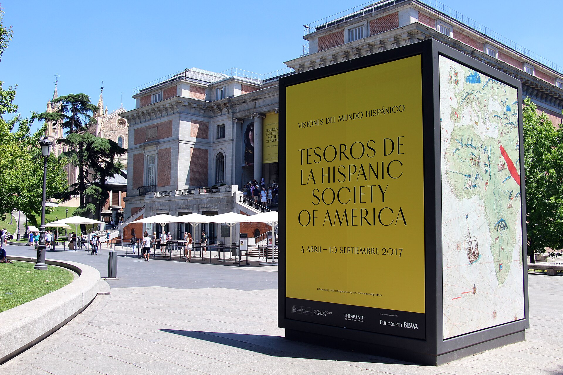 The Prado Museum on the Paseo del Prado in Madrid