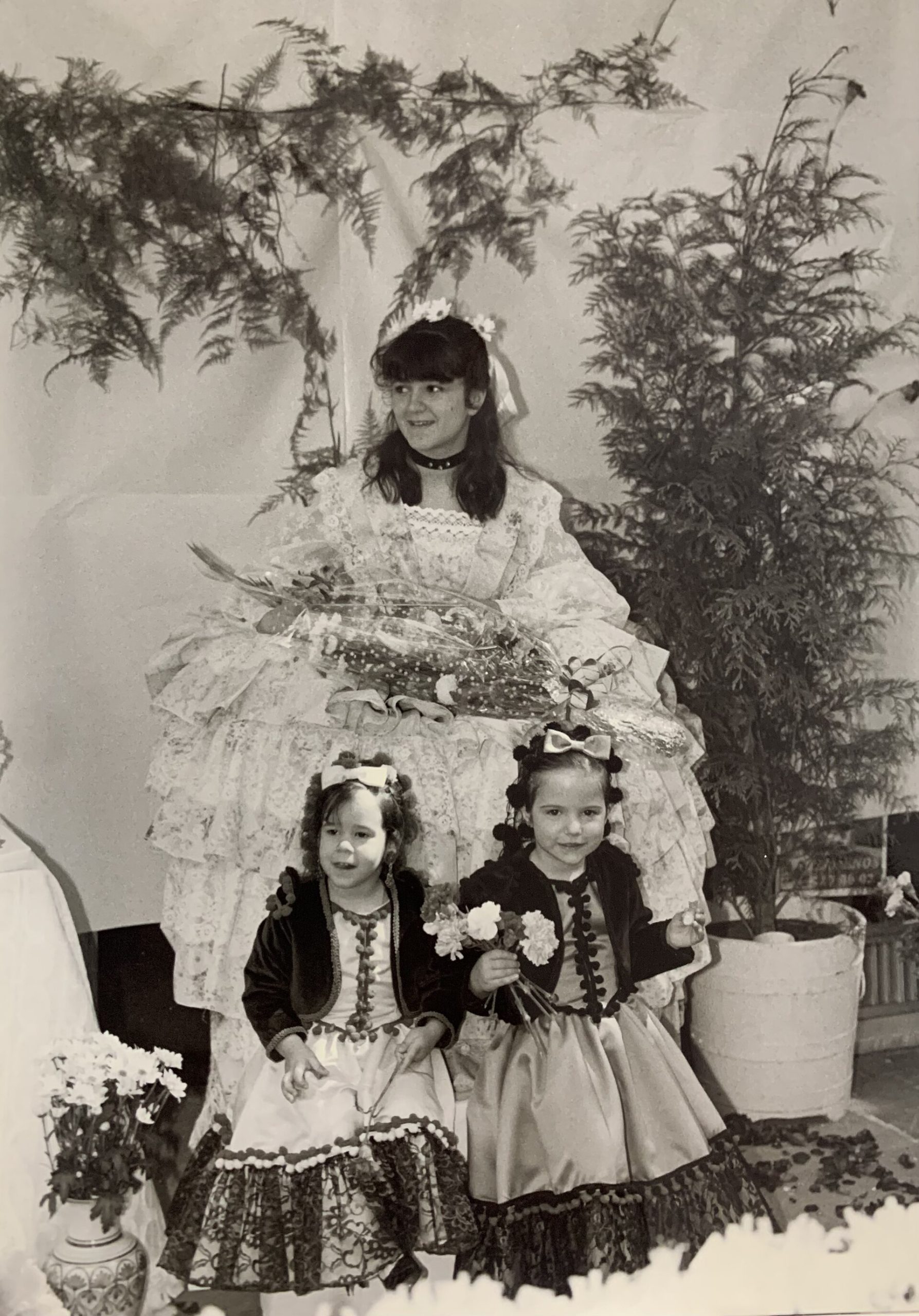 Original photograph of Las Mayas celebrations in Lavapiés, Madrid