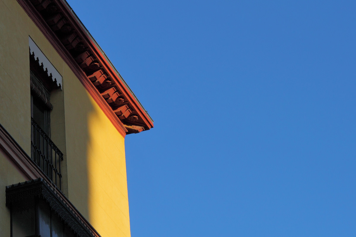 A house in the Los Austrias quarter of Madrid