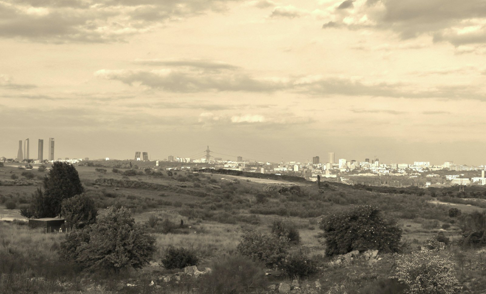 Madrid "Skyline" (6271697759).jpg — illustrating Which Public Holidays Close Things in Madrid?