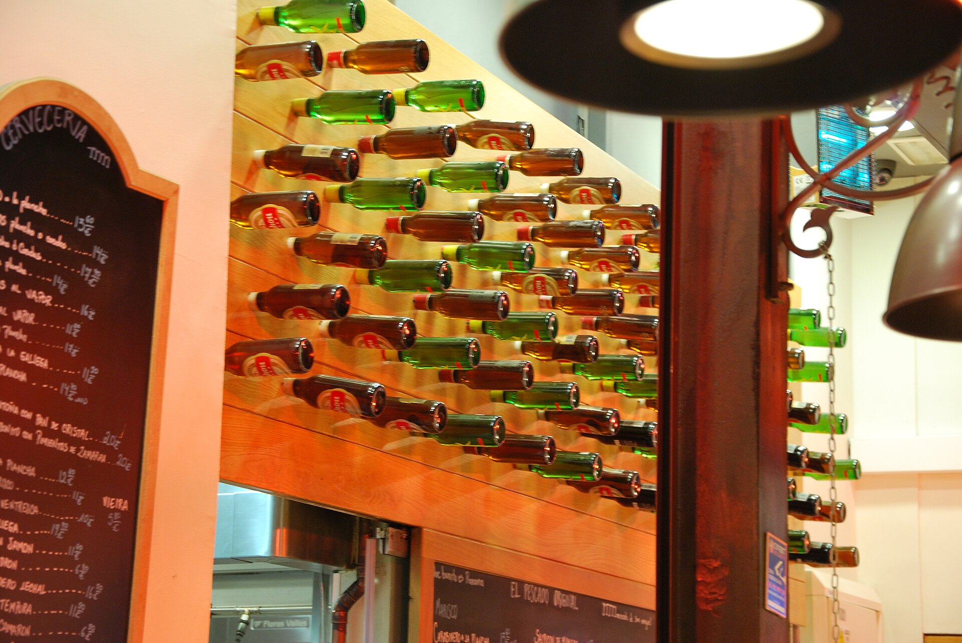 Interior of Mercado de San Miguel 2015 03.jpg — illustrating What Is Mercado de San Miguel, and What Is It Now?