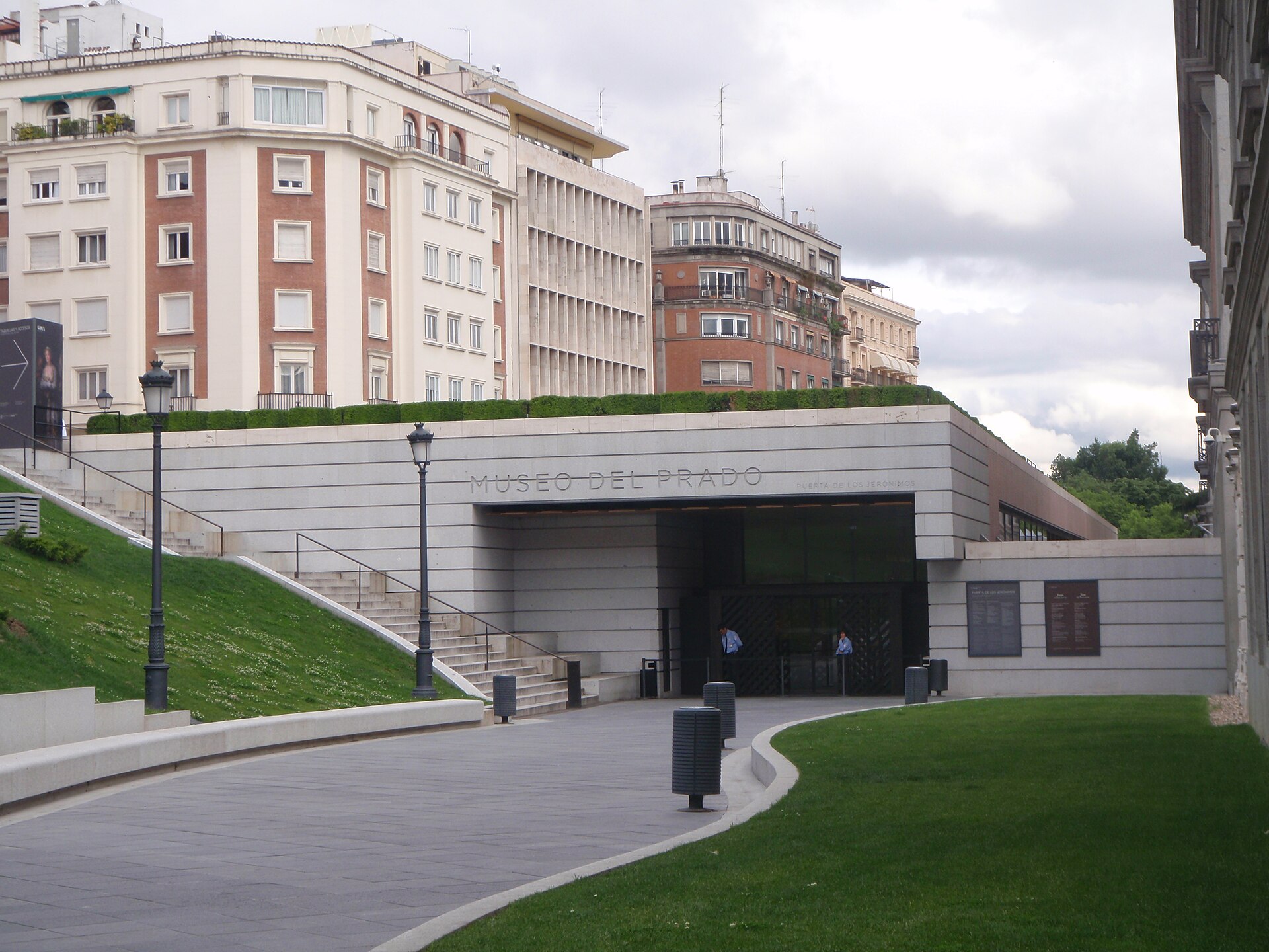 Entrance to the Museo del Prado in Madrid