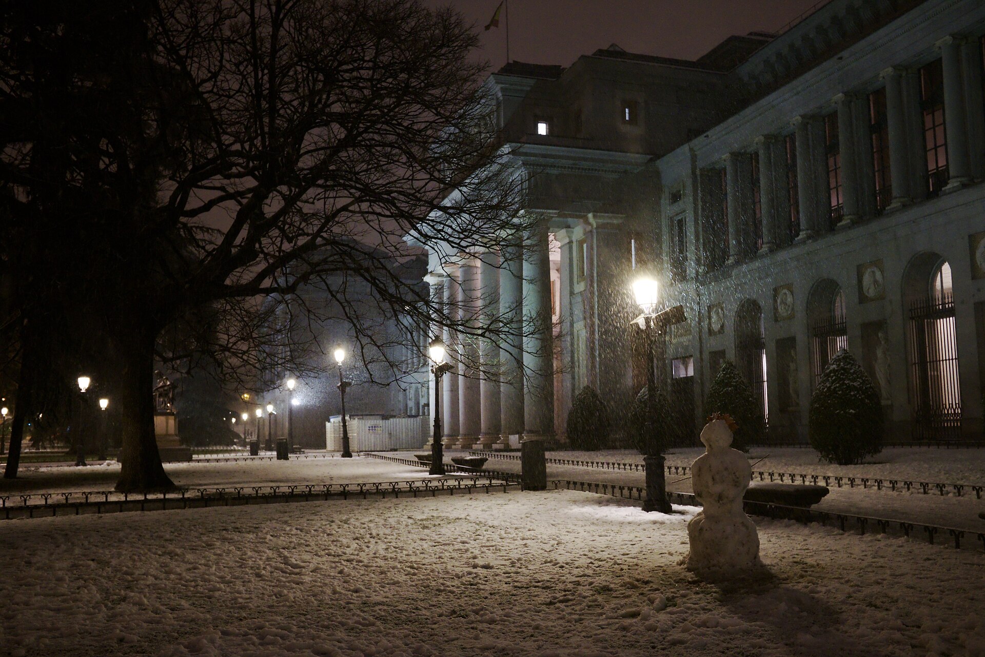 The Prado Museum in Madrid, seen in January 2021