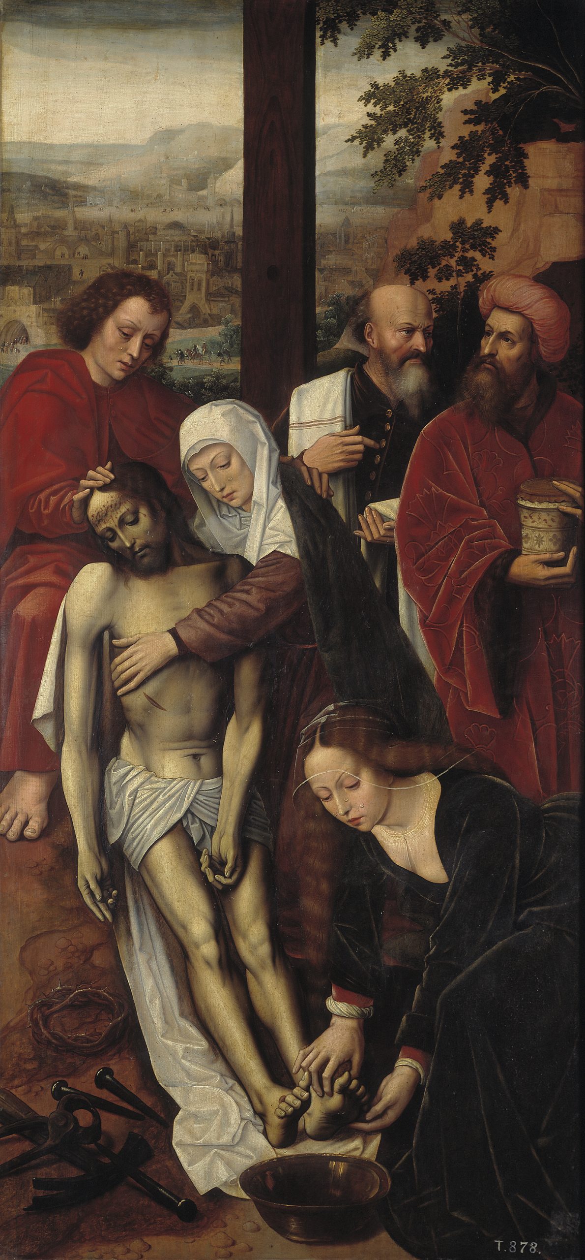 "La Piedad" by Ambrosius Benson, in the Museo del Prado, Madrid
