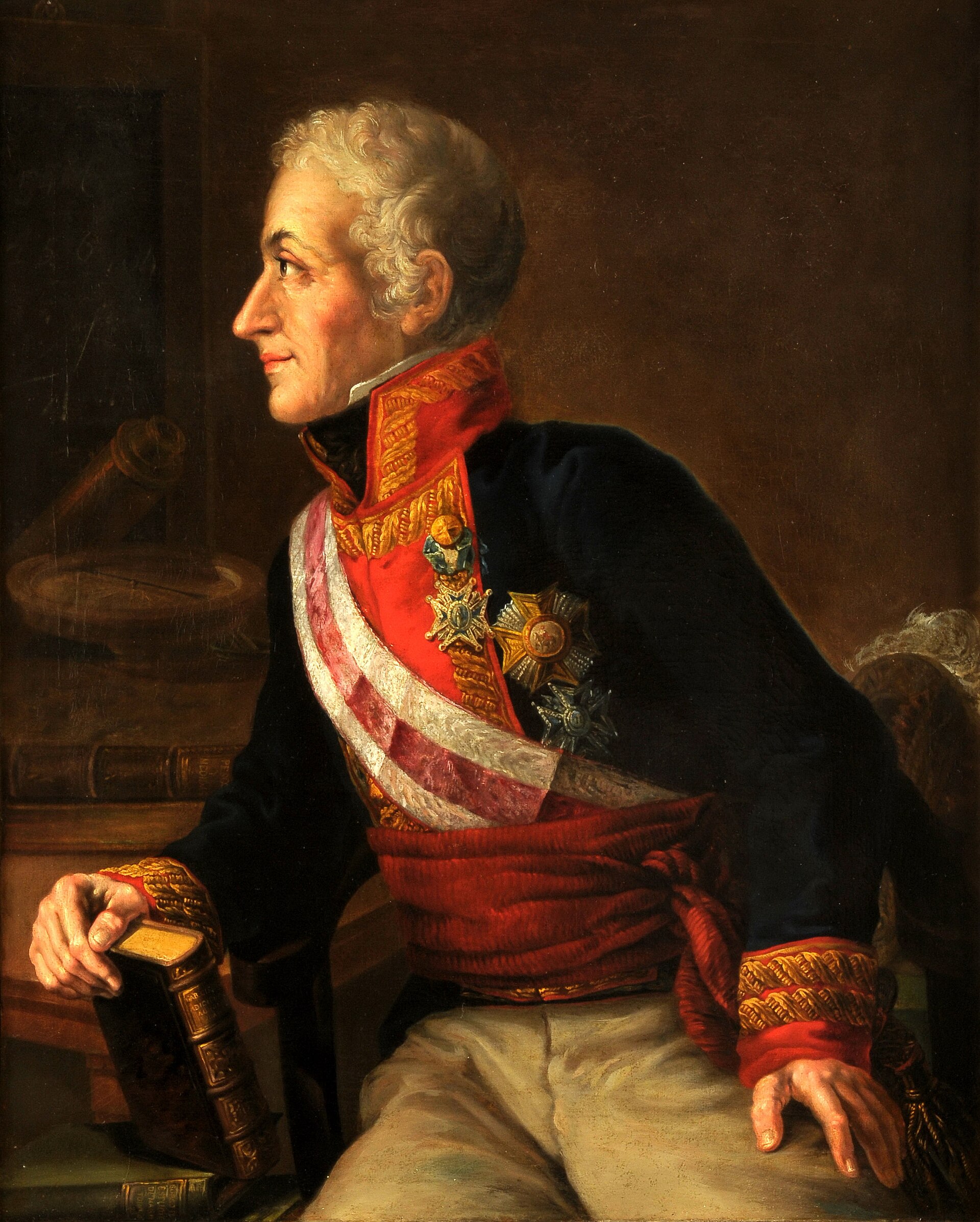 Painted portrait of naval officer Gabriel Císcar y Císcar in the Museo Naval de Madrid
