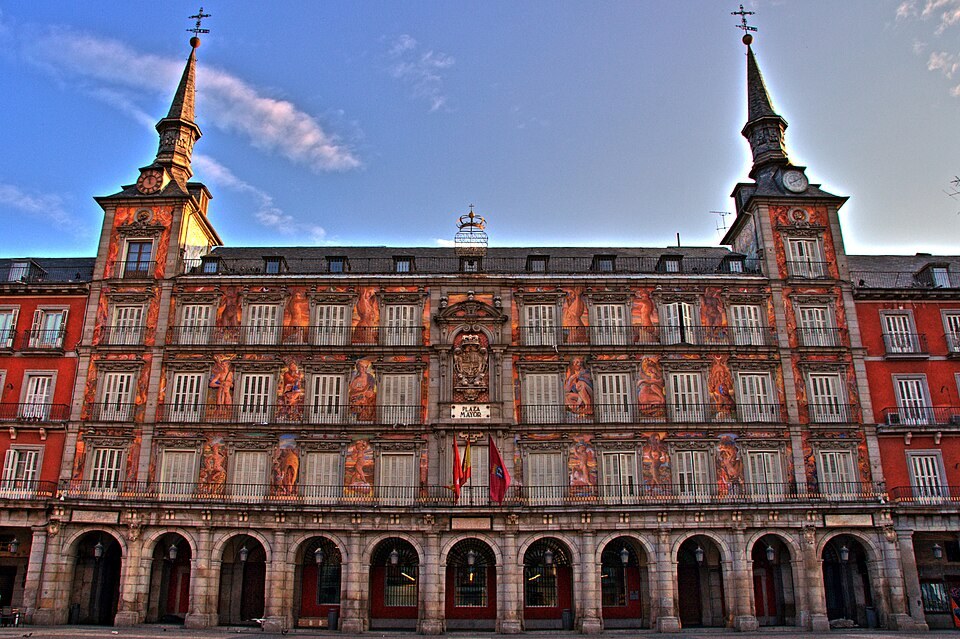 The Casa de la Panadería on the Plaza Mayor in Madrid