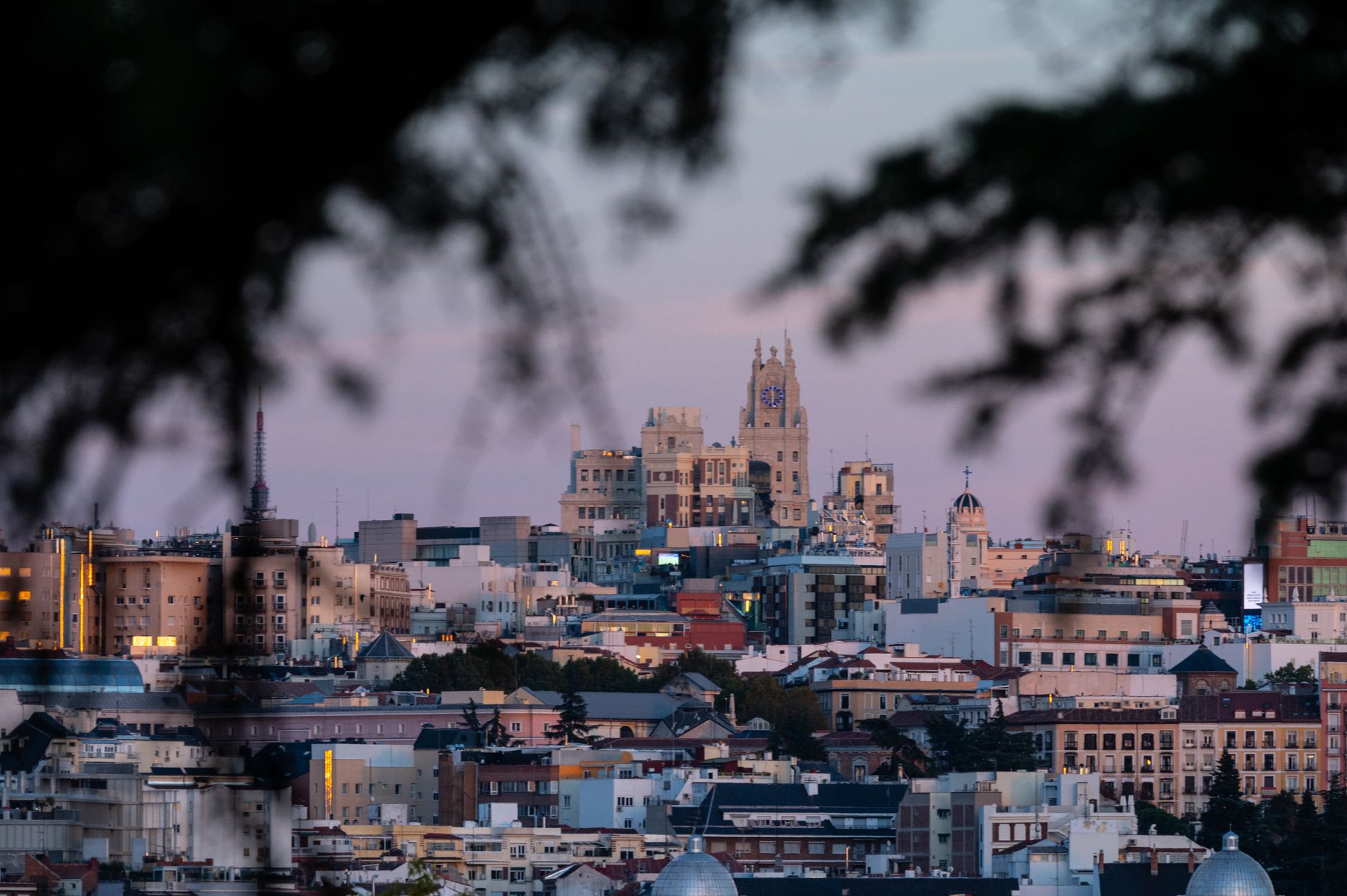 Beautiful cityscape of Madrid, Spain, captured during twilight with iconic landmarks visible. — illustrating What Is San Isidro, and Roughly When Does It Fall?