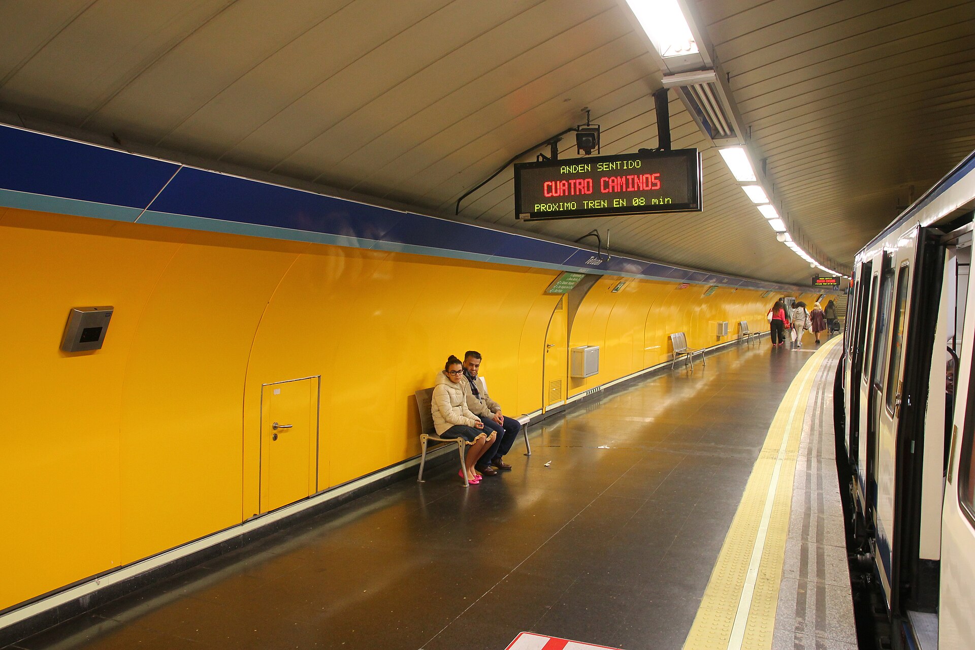 View of Tetuán station