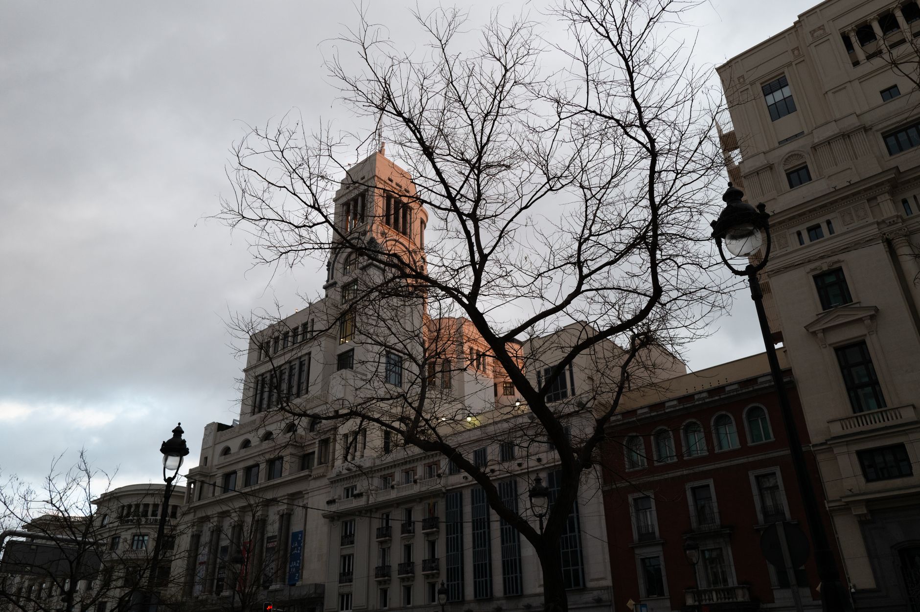Dramatic skyline with historical architecture in Madrid during sunset. — illustrating What Does a Third Day in Madrid Make Room For?