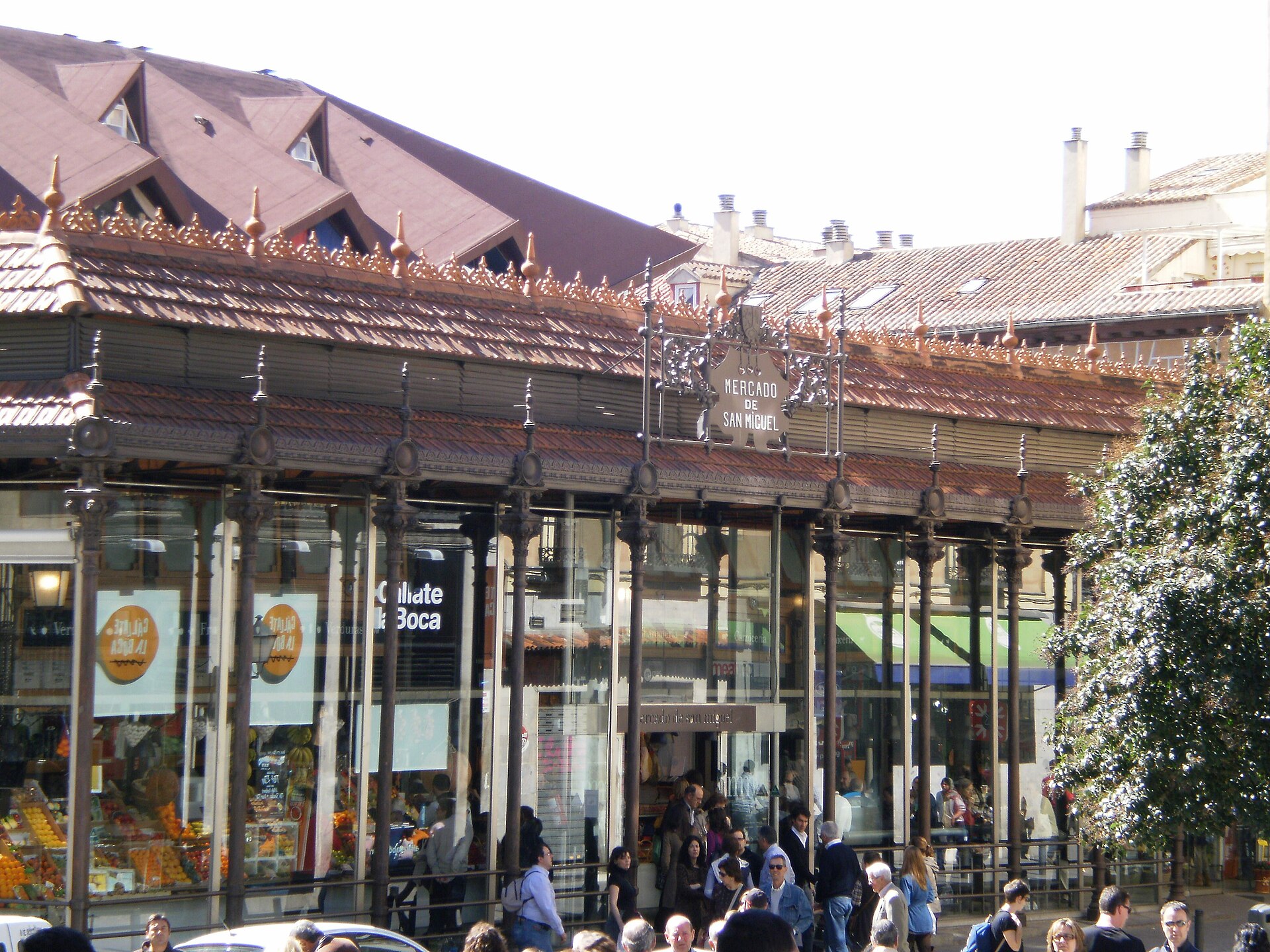 The Mercado de San Miguel in Madrid