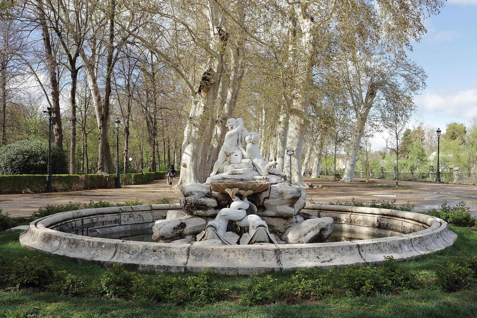 The Fuente de la Boticaria in the Island Garden at Aranjuez