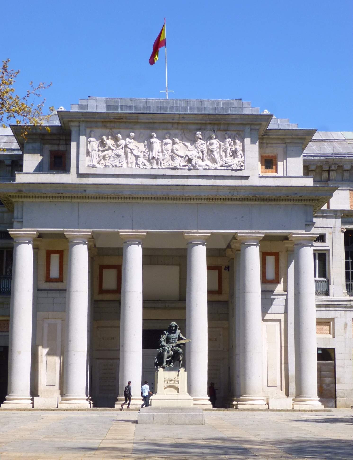The Villanueva Building of the Museo del Prado in Madrid